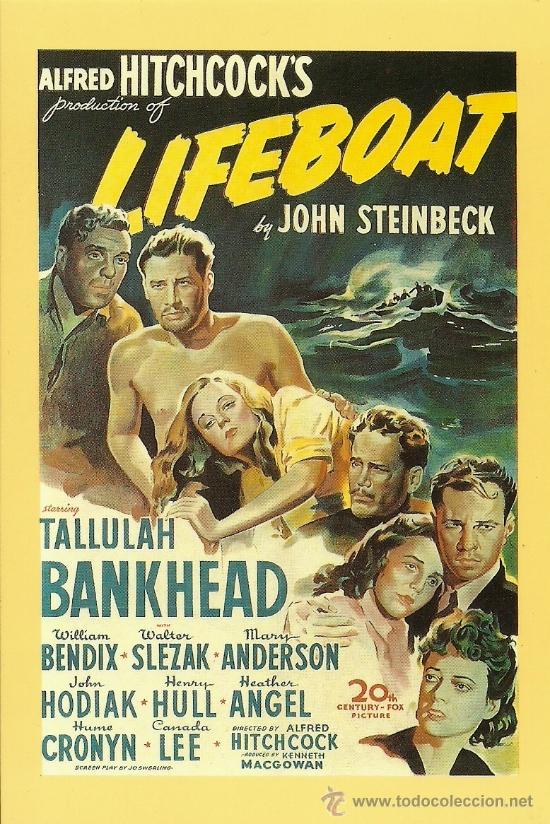 Cinema: ALFRED HITCHOCK - N&Aacute;UFRAGOS - LIFEBOAT