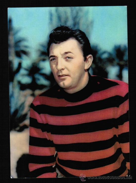 Cine: POSTAL DE ROBERT MITCHUM - ROTALCOLOR N&ordm; 68