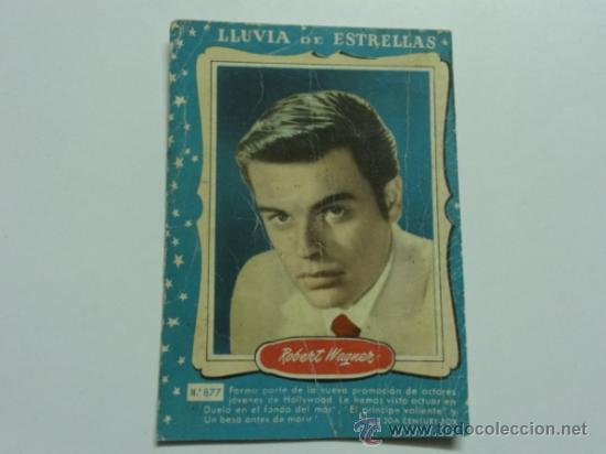Cine: LLUVIA DE ESTRELLAS N&ordm; 877 - ROBERT WAGNER - BRUGUERA - CONTRAPORTADAS BOLSILIBROS