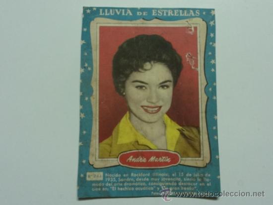 Cine: LLUVIA DE ESTRELLAS N&ordm; 944 - ANDRA MARTIN - BRUGUERA - CONTRAPORTADAS BOLSILIBROS