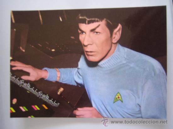 Cine: star trek serie original a&ntilde;os 60 - postal original de epoca