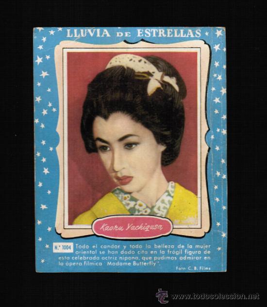 Cine: LLUVIA DE ESTRELLAS N&ordm; 1004 - KAORU YACHIGUSA - BRUGUERA - CONTRAPORTADAS BOLSILIBROS