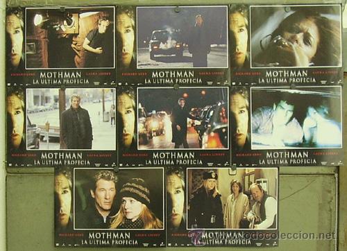 Cinema: PC19 MOTHMAN LA ULTIMA PROFECIA RICHARD GERE LAURA LINNEY TERROR SET 8 FOTOCROMOS ORIGINAL ESTRENO