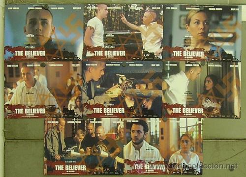 Cinema: PC26 THE BELIEVER EL CREYENTE RYAN GOSLING SET 8 FOTOCROMOS ORIGINAL ESTRENO