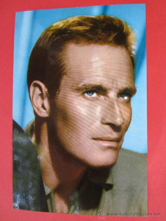 Cine: tarjeta postal, CHARLTON HESTON , la paloma que tomo roma