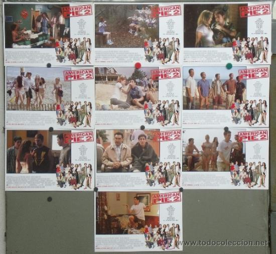 Cinema: PC52 AMERICAN PIE 2 JASON BIGGS ALYSON HANNIGAN SET COMPLETO 12 FOTOCROMOS ORIGINAL ESTRENO