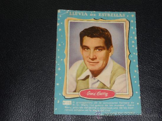 Cine: LLUVIA DE ESTRELLAS N&ordm; 239 - GENE BARRY - BRUGUERA - CONTRAPORTADAS BOLSILIBROS