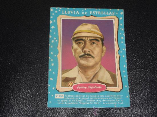 Cine: LLUVIA DE ESTRELLAS N&ordm; 1067 - SESSUE HAYAKAWA - BRUGUERA - CONTRAPORTADAS BOLSILIBROS