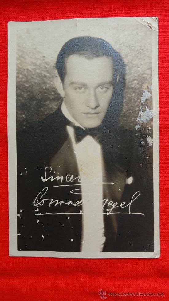 Cinema: CONRAD NAGEL, FOTOGRAF&Iacute;A 19X12,2CMS, AUT&Oacute;GRAFO IMPRESO, A&Ntilde;OS 20/30