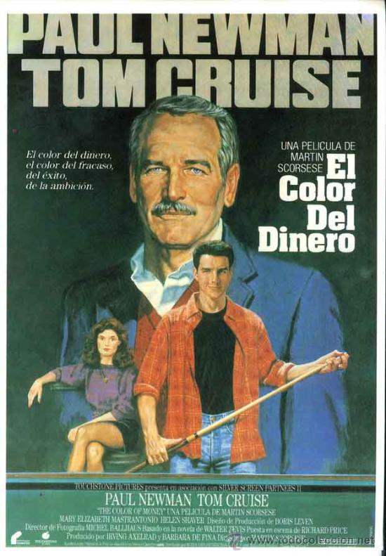 Cine: Postal cine - el color del dinero