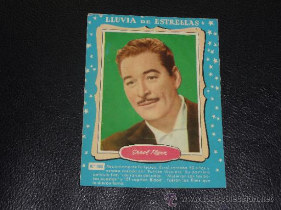 Cine: LLUVIA DE ESTRELLAS N&ordm; 1183 - ERROL FLYNN - BRUGUERA - CONTRAPORTADAS BOLSILIBROS