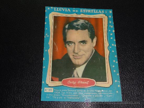 Cine: LLUVIA DE ESTRELLAS N&ordm; 1215 - CARY GRANT - BRUGUERA - CONTRAPORTADAS BOLSILIBROS