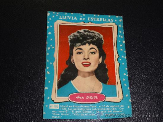 Cine: LLUVIA DE ESTRELLAS N&ordm; 1242 - ANN BLYTH - BRUGUERA - CONTRAPORTADAS BOLSILIBROS