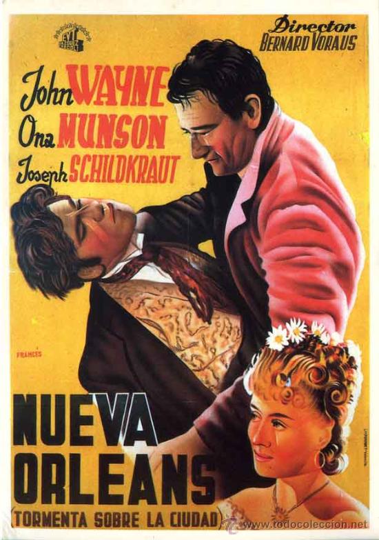 Cine: Postal cine - de la pelicula Nueva Orleans