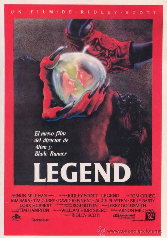 Cine: Postal cine - de la pelicula legend