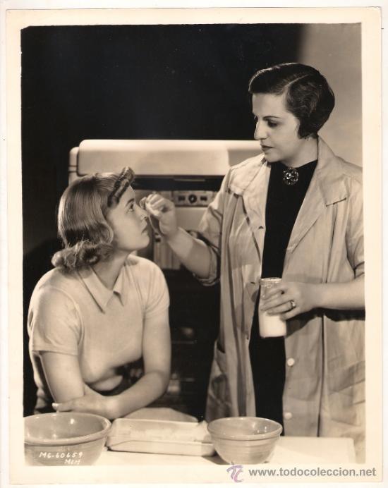 Cine: F10247D CECILIA PARKER LILLIAN ROSINE MAQUILLAJE FOTO B/N ORIGINAL AMERICANA