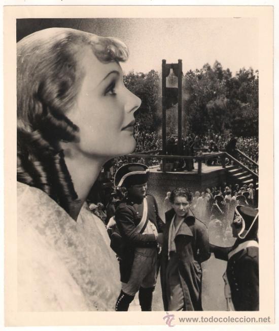 Cine: F10255D HISTORIA DE DOS CIUDADES ELIZABETH ALLAN RONALD COLMAN FOTO B/N ORIGINAL ESPA&Ntilde;OLA