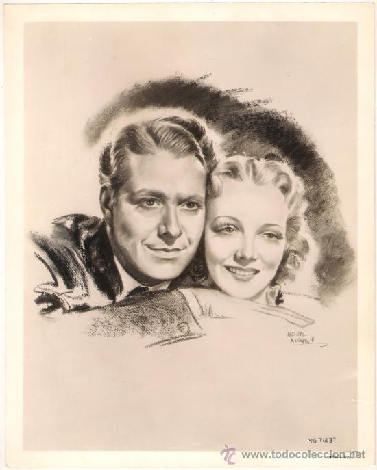 Kino: F26776D NELSON EDDY VIRGINIA BRUCE LET FREEDOM RING FOTO ORIGINAL B/N AMERICANA