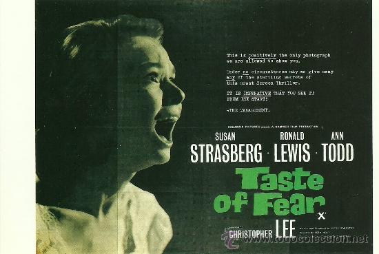 Cine: TASTE OF FEAR