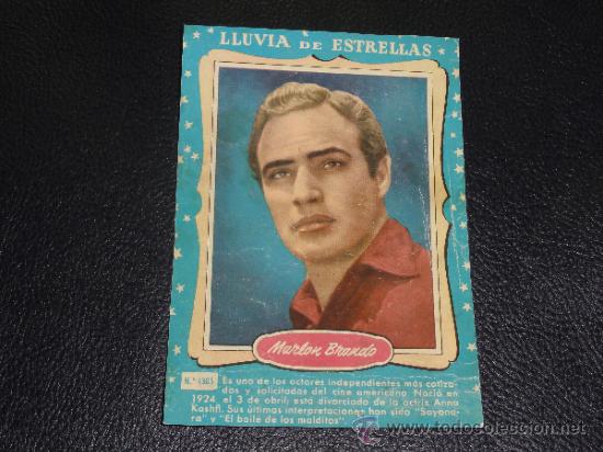 Cine: LLUVIA DE ESTRELLAS N&ordm; 1305 - MARLON BRANDO - BRUGUERA - CONTRAPORTADAS BOLSILIBROS