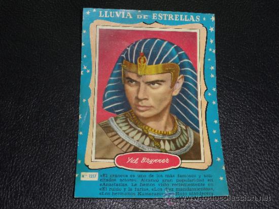 Cine: LLUVIA DE ESTRELLAS N&ordm; 1357 - YUL BRYNNER - BRUGUERA - CONTRAPORTADAS BOLSILIBROS