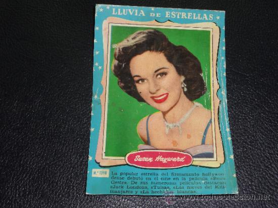 Cine: LLUVIA DE ESTRELLAS N&ordm; 1398 - SUSAN HAYWARD - BRUGUERA - CONTRAPORTADAS BOLSILIBROS