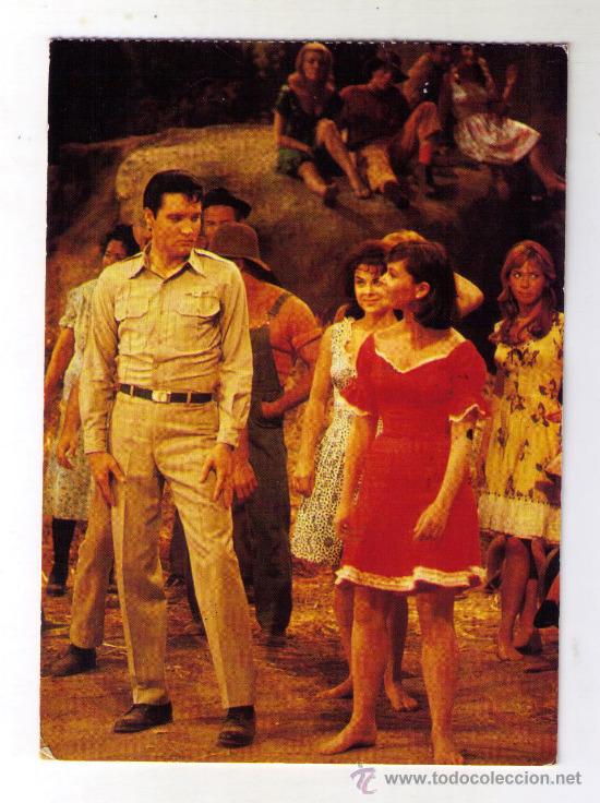 Cine: ELVIS PRESLEY - MGM 1964.BRITISH FILM INSTITUTE - POSTAL CIRCULADA DE USA A ENGLAND A&Ntilde;O 1994