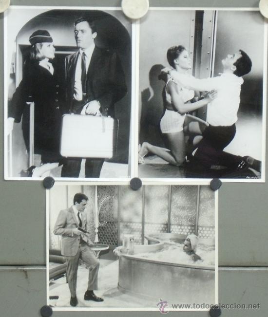 Cinema: F28417D ESPIA CON MI CARA AGENTE DE CIPOL ROBERT VAUGHN DAVID MCCALLUM 3 FOTOS B/N ORIG ESPA&Ntilde;OLAS