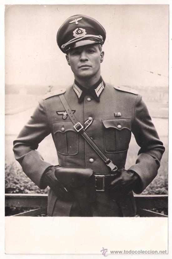 Cine: F9454 MARLON BRANDO FOTO B/N ORIGINAL ESPA&Ntilde;OLA