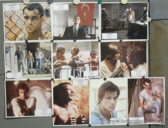 Kino: PD02 EL EXPRESO DE MEDIANOCHE ALAN PARKER BRAD DAVIS SET 10 FOTOCROMOS ORIGINAL FRANCES