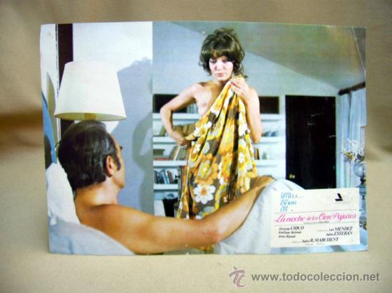 Cine: POSTER, FOTO POSTER, CARTEL DE CINE, LA NOCHE DE LOS CIEN PAJAROS, CARMEN SEVILLA Y JAVIER ESCRIBA