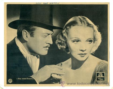 Cine: OJOS QUE MATAN - VIRGINIA BRUCE  - ORIGINAL DE LA METRO