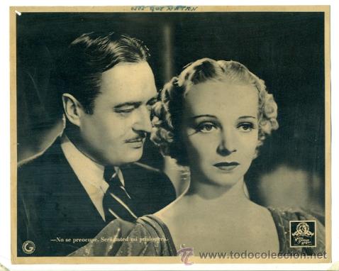 Cine: OJOS QUE MATAN - VIRGINIA BRUCE  - ORIGINAL DE LA METRO