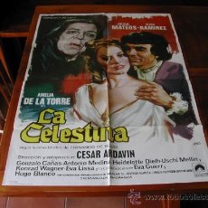 Cine: CARTEL PUBLICIDAD ORIGINAL DEL FILME: LA CELESTINA, JULIAN MATEOS Y ELISA RAMIREZ 1977 - REFª (JC). Lote 32909700