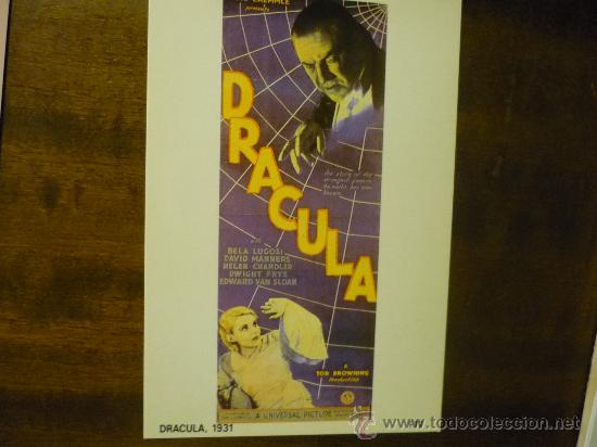 Cine: CINE POSTAL CARTEL DRACULA 1931