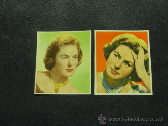 Cine: INGRID BERGMAN - FOTO FICHA CONTRAPORTADA BOLSILIBROS BRUGUERA
