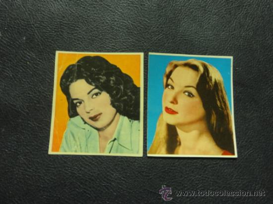 Cine: ABBE LANE Y MARINA VLADY - FOTO FICHA CONTRAPORTADA BOLSILIBROS BRUGUERA