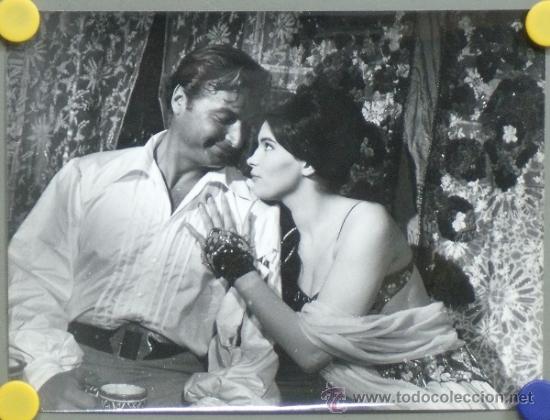 Cine: F9575 LEX BARKER EL SECRETO DE LOS HOMBRES AZULES FOTO B/N ORIGINAL ESPA&Ntilde;OLA