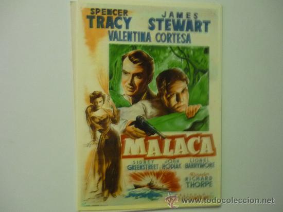 Cine: POSTAL DE LA PELICULA MALACA JAMES STEWART