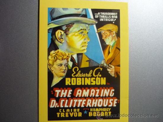 Cine: POSTAL PELICULA THE AMAZING DR.CLITTRHOUSE