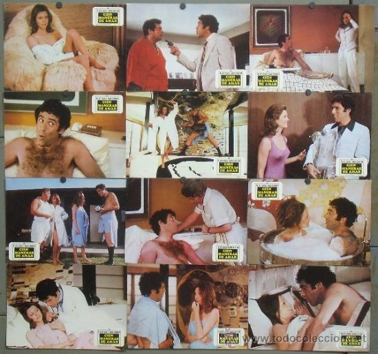 Cinema: PK14 CIEN MANERAS DE AMAR DIANE KEATON VICTORIA PRINCIPAL SET COMPLETO 12 FOTOCROMOS ORIG ESTRENO