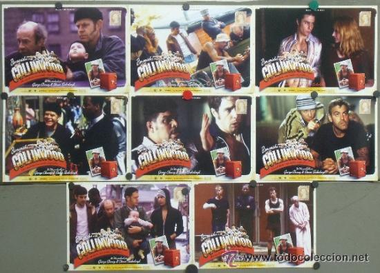 Cinema: PK40 BIENVENIDOS A COLLINWOOD GEORGE CLOONEY WILLIAM H. MACY SET COMPLETO 8 FOTOCROMOS ORIG ESTRENO