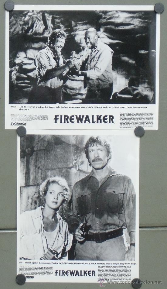 Cinema: F9580 EL TEMPLO DEL ORO CHUCK NORRIS MELODY ANDERSON FOTOS ORIGINALES AMERICANAS
