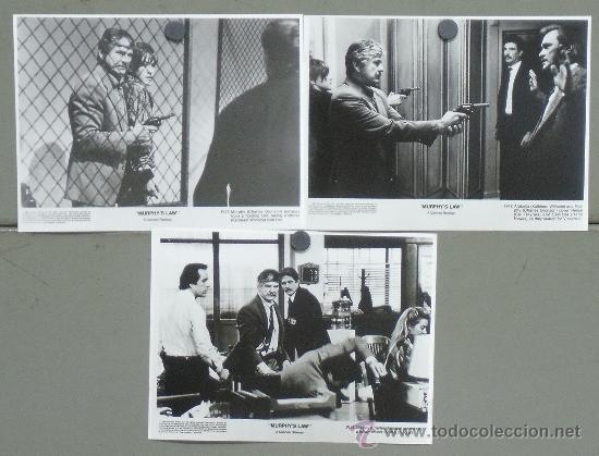 Cine: F9598 LA LEY DE MURPHY CHARLES BRONSON 3 FOTOS ORIGINALES ESPA&Ntilde;OLAS