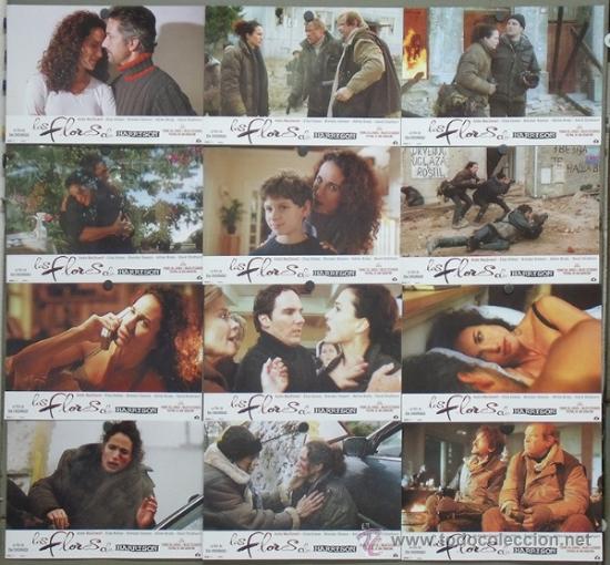 Cinema: PL63 LAS FLORES DE HARRISON ANDIE MACDOWELL SET COMPLETO 12 FOTOCROMOS ORIGINAL ESTRENO