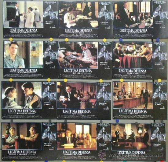 Cinema: PN02 LEGITIMA DEFENSA MATT DAMON CLAIRE DANES COPPOLA SET COMPLETO 12 FOTOCROMOS ORIGINAL ESTRENO