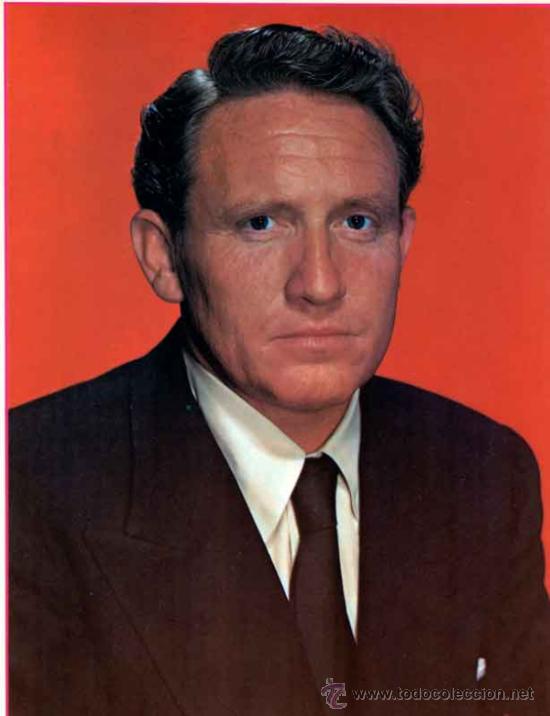 Kino: SPENCER TRACY- FOTO FICHA CARTULINA- LAS FICHAS DE CACITEL 95
