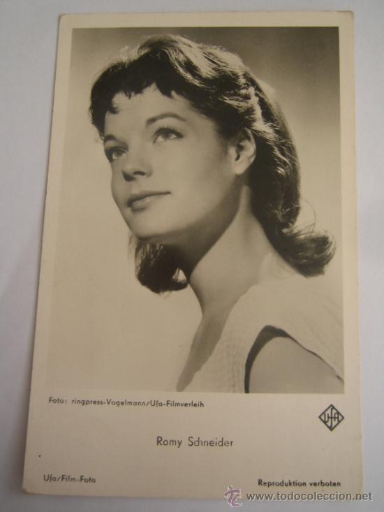 Cine: romy schneider - postal original - ufa fk 3946