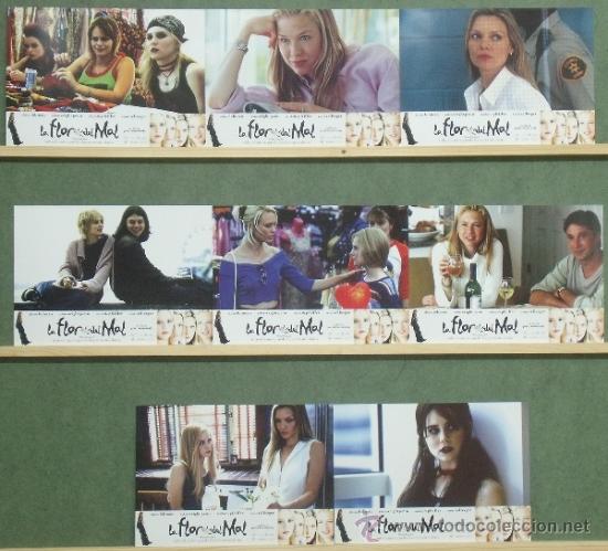 Cinema: QC00D LA FLOR DEL MAL MICHELLE PFEIFFER RENEE ZELLWEGER COMPLETO 8 FOTOCROMOS ORIGINAL ESTRENO
