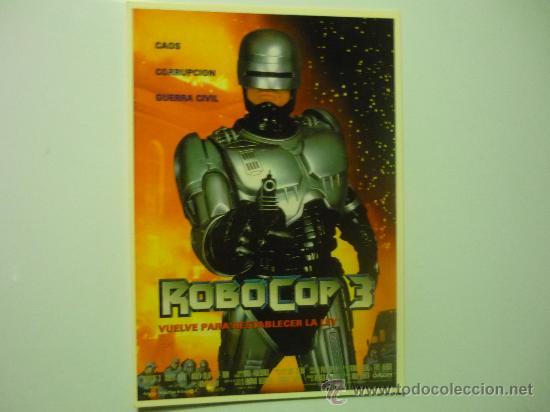 Cine: POSTAL PELICULA ROBOCOP 3